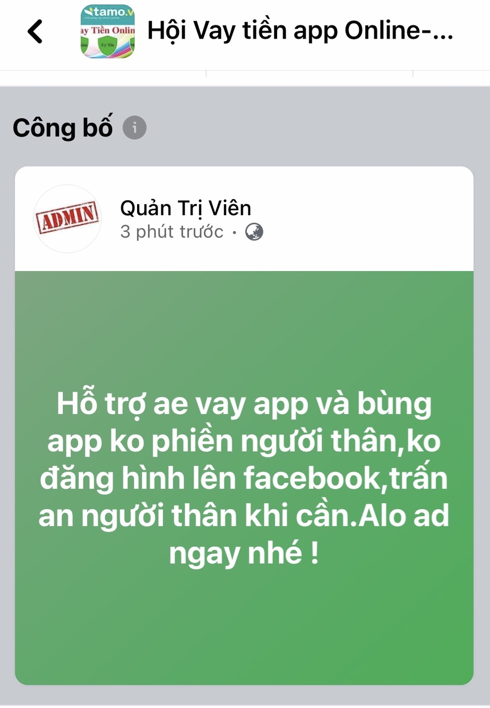 Nở rộ hội nhóm hướng dẫn quỵt nợ, bùng tiền vay qua ứng dụng - 2 Nở rộ hội nhóm hướng dẫn quỵt nợ, bùng tiền vay qua ứng dụng - 2