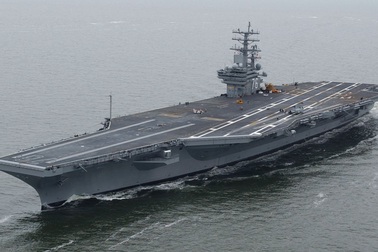 Tàu sân bay Mỹ tham gia tập trận thị uy Triều Tiên