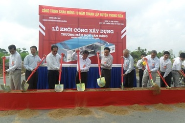 Cần Thơ: Khởi công xây trường mầm non hơn 10 tỷ đồng