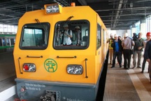 Đầu tàu đặc biệt chạy thử đường sắt trên cao Cát Linh - Hà Đông