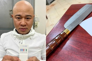 "Con nghiện" cầm dao đe dọa, đuổi công an ở Thái Nguyên