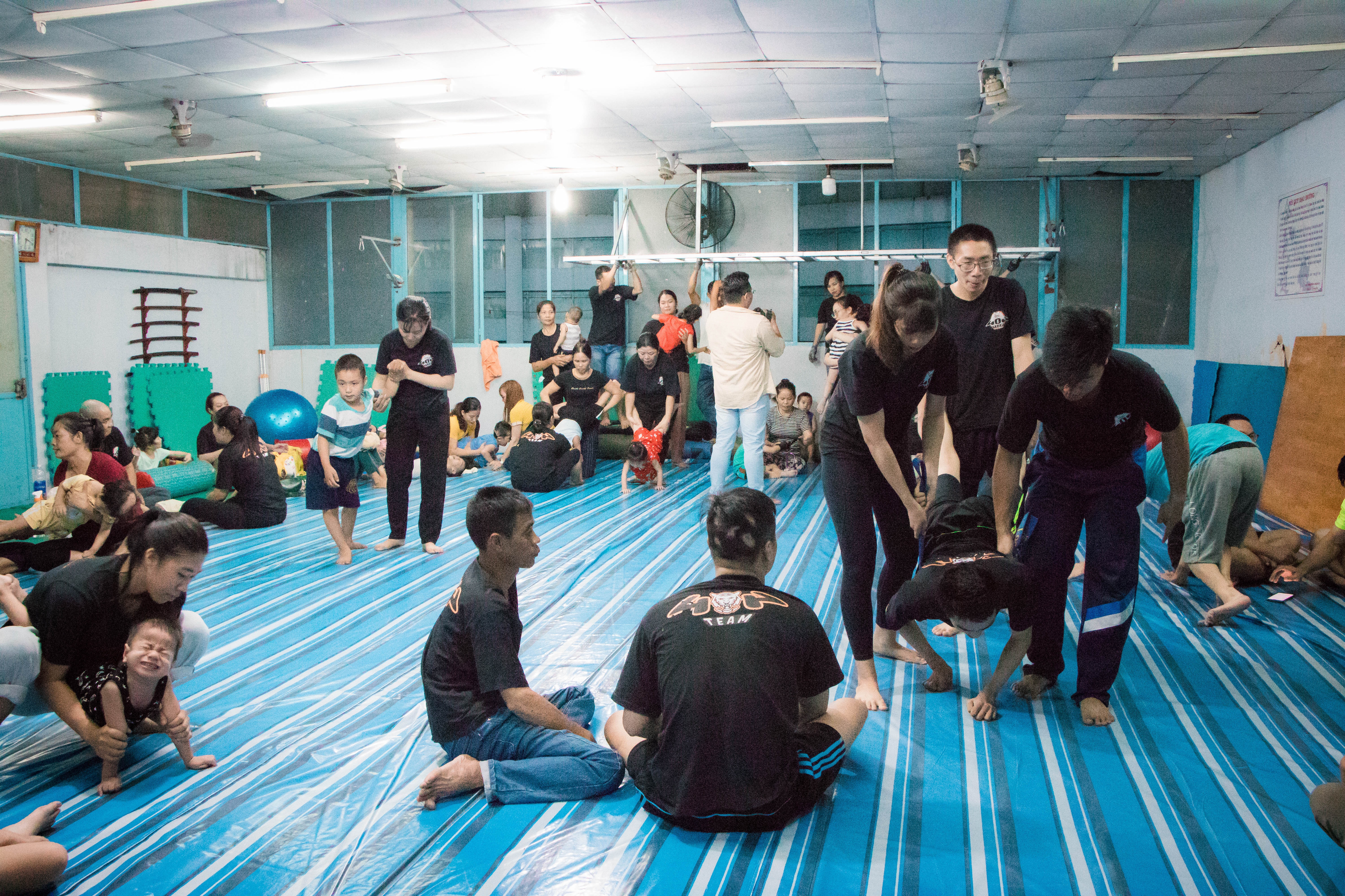 Lớp võ “đặc biệt” dành cho trẻ em chậm phát triển tại Sài Gòn - 6 Lớp võ “đặc biệt” dành cho trẻ em chậm phát triển tại Sài Gòn - 6