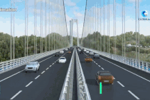 Cầu treo xuyên núi cao nhất thế giới giúp thời gian di chuyển còn 1 phút