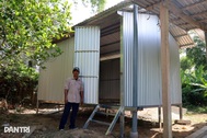Hình hài các căn nhà nổi đầu tiên hỗ trợ người dân vùng lũ Đắk Lắk