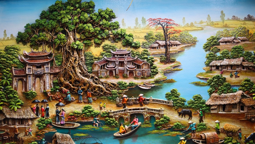 Kỹ sư bỏ nghề lập nhóm đắp phù điêu hút triệu người xem - 1 Kỹ sư bỏ nghề lập nhóm đắp phù điêu hút triệu người xem - 1