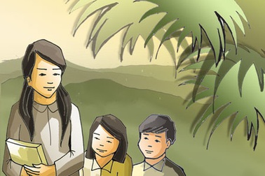 "Thấy mình nước mắt rưng rưng"