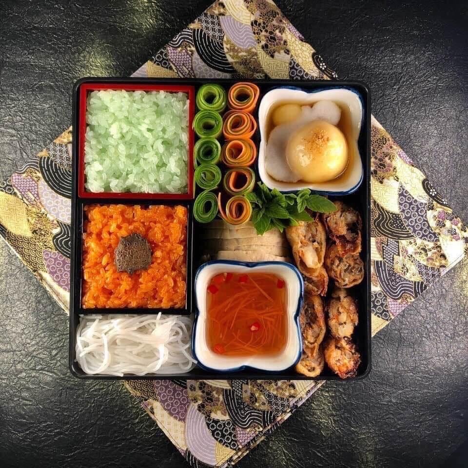 Mẹ Việt ở Nhật vẽ tranh trên cơm bento - 1 Mẹ Việt ở Nhật vẽ tranh trên cơm bento - 1