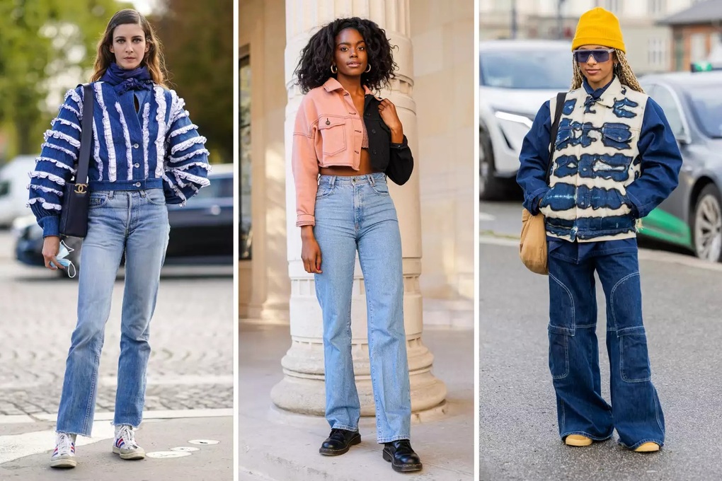 Phối đồ denim từ đầu đến chân thế nào để trông sành điệu? - 1 Phối đồ denim từ đầu đến chân thế nào để trông sành điệu? - 1