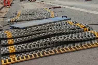 Trạm cân Thanh Hóa lại bị xe đầu kéo phá hỏng