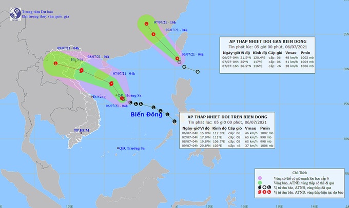 Bắc Bộ mưa lớn diện rộng, áp thấp nhiệt đới trên biển có khả năng mạnh lên thành bão - Ảnh 1.