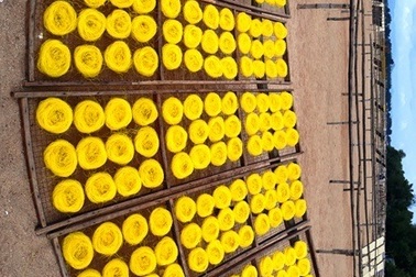 Làng bún bên bờ sông Kôn “tăng nhiệt” đón Tết