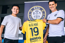 Hé lộ thời điểm Pau FC ra mắt tân binh Quang Hải