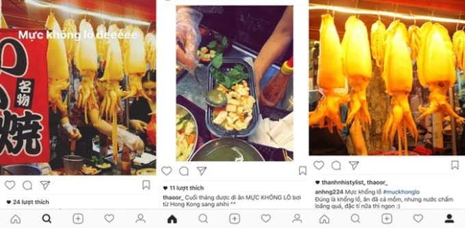 mực khổng lồ, món ăn gây sốt, mực khô, cơn sốt, trào lưu, hải sản