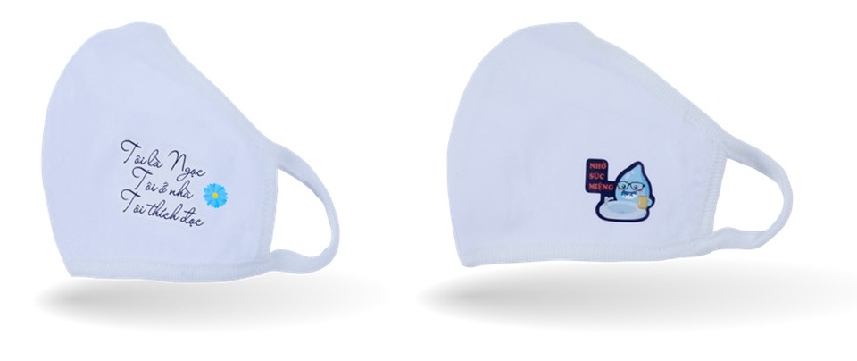 Khẩu trang in logo doanh nghiệp với hàng trăm mẫu mã sáng tạo - 3 Khẩu trang in logo doanh nghiệp với hàng trăm mẫu mã sáng tạo - 3