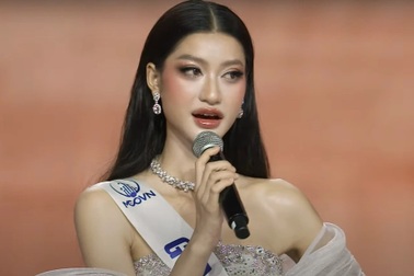 Thí sinh hoa hậu ấp úng, dùng sai từ khi ứng xử về sáp nhập tỉnh thành