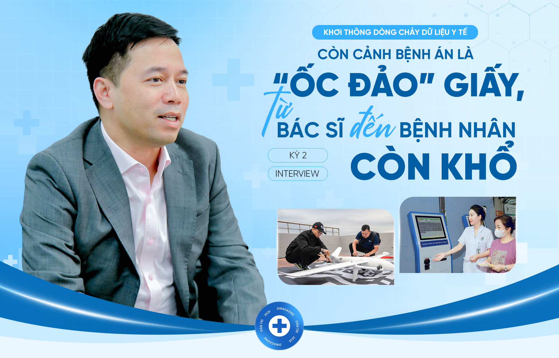 Còn cảnh bệnh án là “ốc đảo” giấy, từ bác sĩ đến bệnh nhân còn khổ