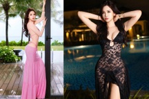 Cựu người mẫu Đào Lan Phương khoe vóc dáng gợi cảm trên bãi biển