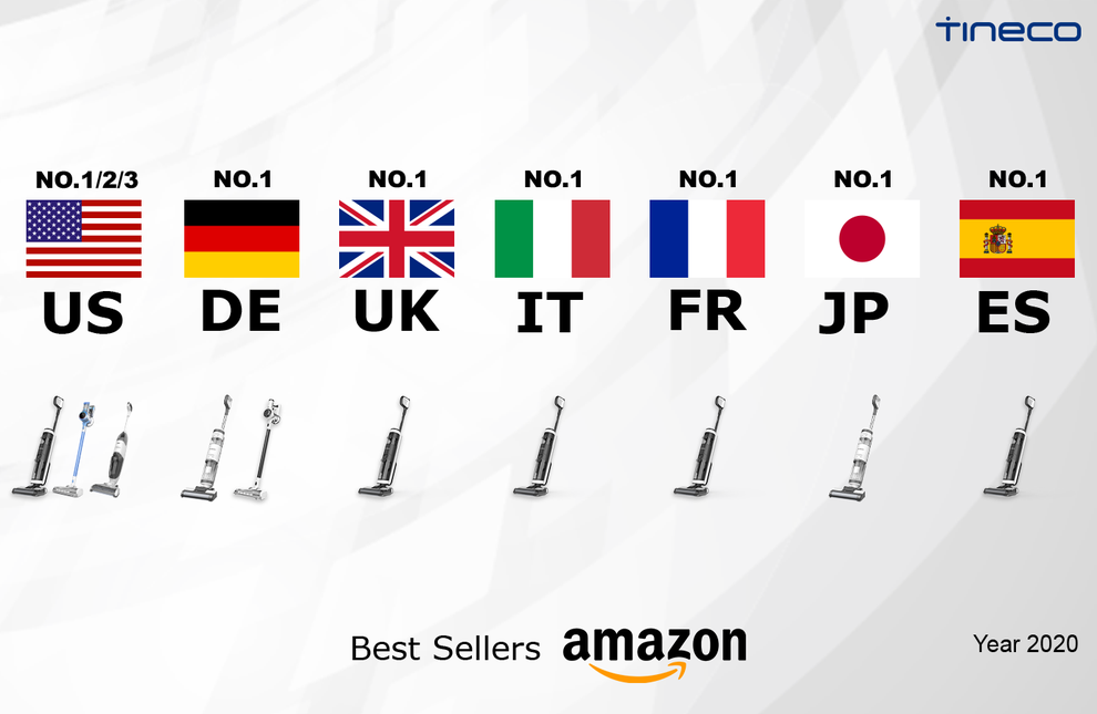 TINECO - thương hiệu máy lau sàn hút bụi không dây bán chạy Top Amazon chính thức hạ cánh Việt Nam - 2 TINECO - thương hiệu máy lau sàn hút bụi không dây bán chạy Top Amazon chính thức hạ cánh Việt Nam - 2