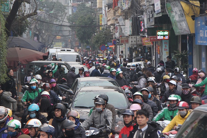 {title} tắc đường,Tết Âm lịch,Tết Việt 2018,ùn tắc giao thông