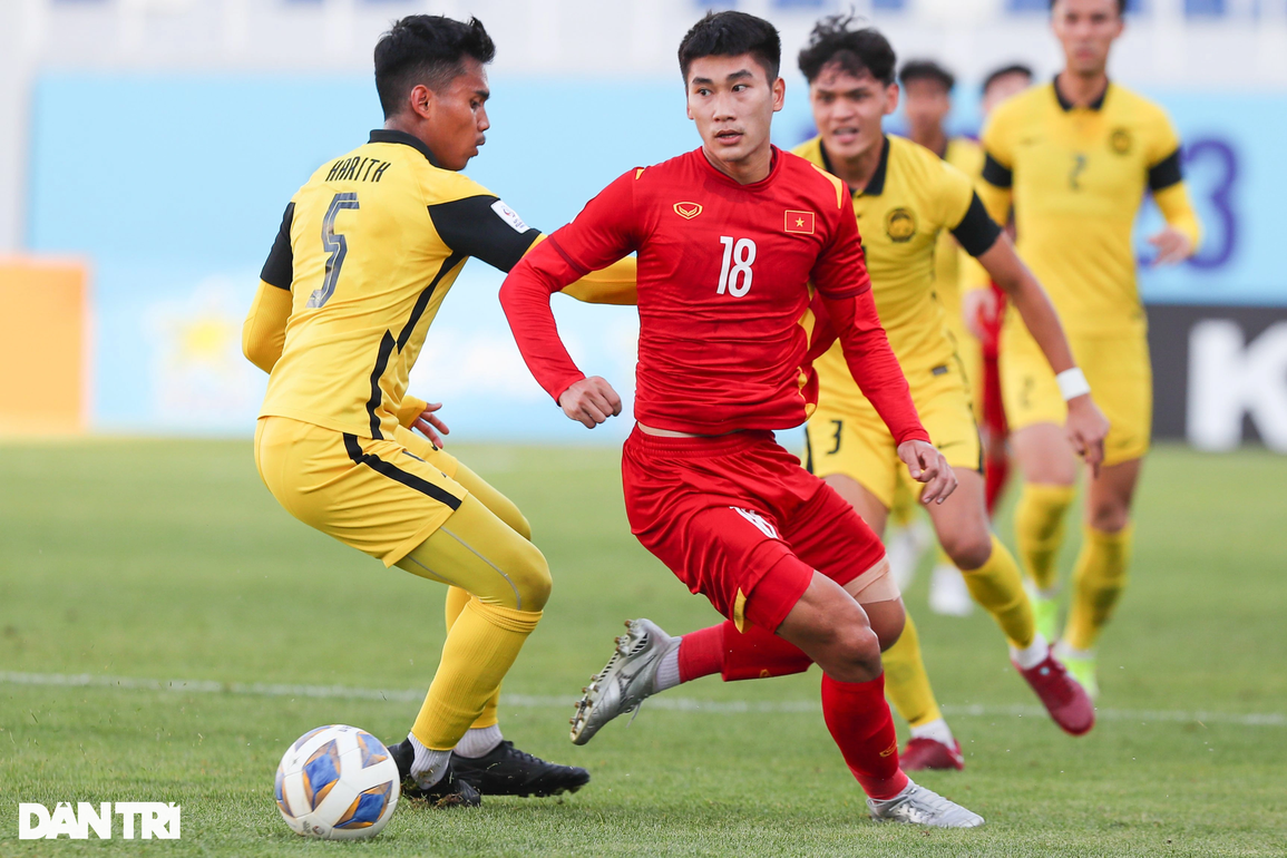 Nếu giành chiến thắng trước U23 Malaysia, U23 Việt Nam có khả năng cao giành vé đi tiếp (Ảnh: Duy Hiếu).
