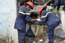 Thu giữ hơn nửa tấn “thuốc nổ” tại hiện trường công ty phân bón