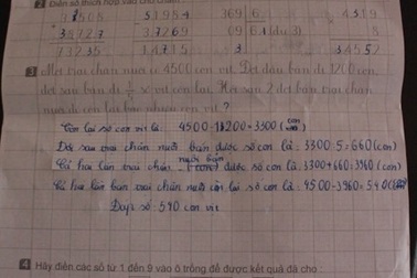Đã tìm được nguồn gốc bài toán lớp 3 gây tranh cãi