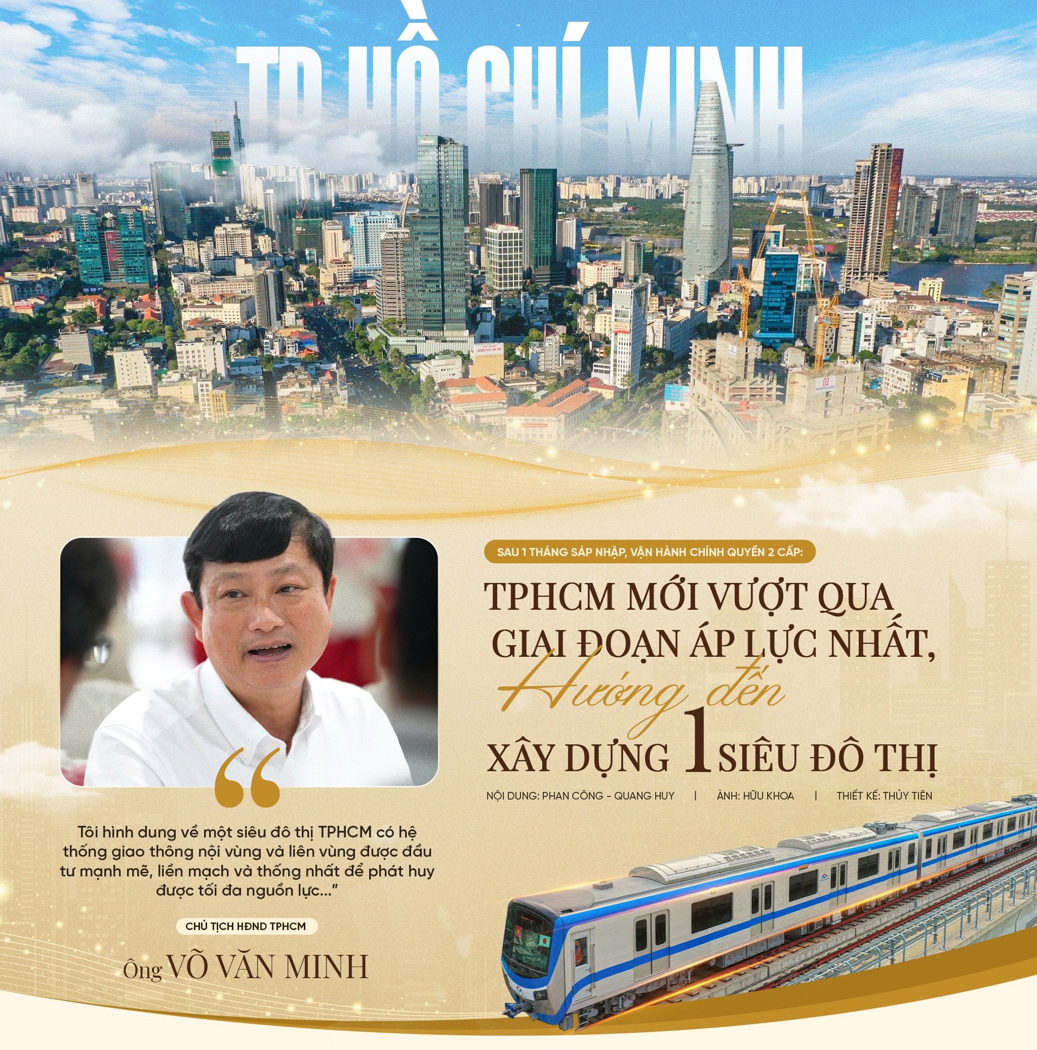 TPHCM mới vượt qua giai đoạn áp lực nhất để hướng tới trở thành siêu đô thị
