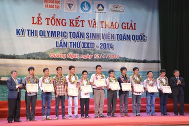 11 sinh viên Toán học ưu tú nhất Việt Nam năm 2014