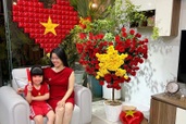 Mẹ đảm Hà Nội chi tiền triệu bày "góc yêu nước" dịp 2/9, nhận mưa lời khen