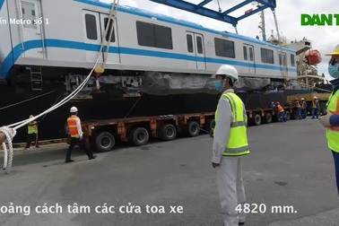 "Soi" thông số chi tiết đoàn tàu Metro số 1 vừa nhập về Sài Gòn