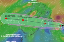 Bão Jelawat hướng vào Biển Đông