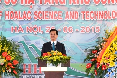 Khởi công Dự án phát triển Khu công nghệ cao Hòa Lạc