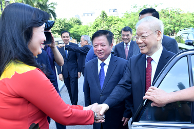 Phát biểu của Tổng Bí thư tại Lễ kỷ niệm 75 năm Liên hiệp các Hội VHNT