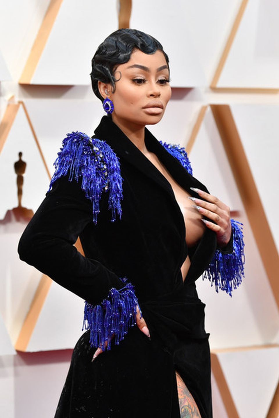 Vũ nữ thoát y Blac Chyna mặc táo bạo trên thảm đỏ Oscar - 5 Vũ nữ thoát y Blac Chyna mặc táo bạo trên thảm đỏ Oscar - 5