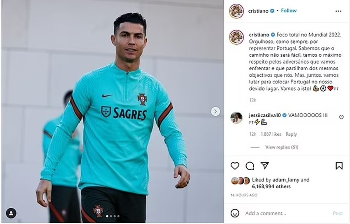 C.Ronaldo lên tiếng trước tin đồn phải ngồi dự bị ở tuyển Bồ Đào Nha - 2 C.Ronaldo lên tiếng trước tin đồn phải ngồi dự bị ở tuyển Bồ Đào Nha - 2