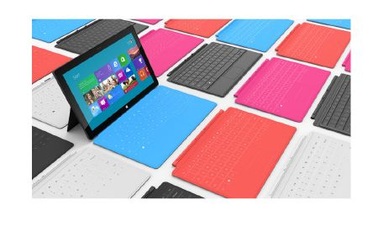Hình ảnh quảng cáo của máy tính bảng Microsoft Surface