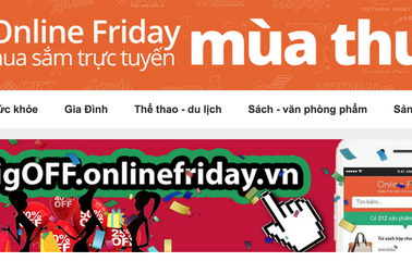 50.000 sản phẩm khuyến mãi trong ngày mua sắm trực tuyến mùa thu 2015
