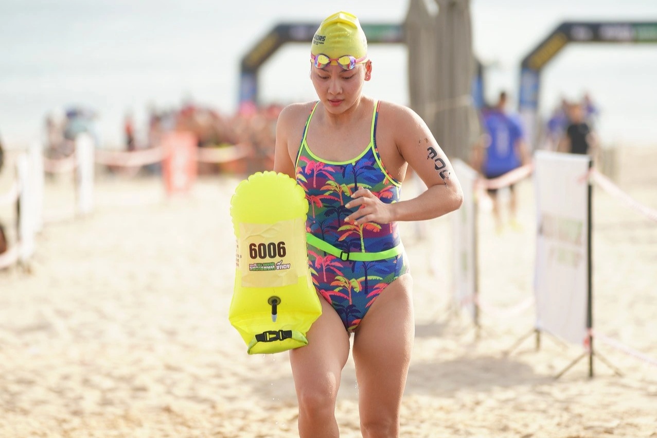 Những VĐV tài năng, xinh đẹp ở Aqua và Quảng Trị International Marathon