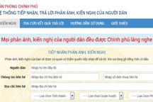Chính phủ mở kênh tương tác với dân trên mạng