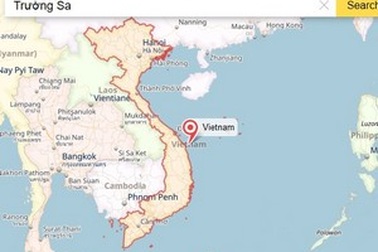 Dịch vụ bản đồ Yandex (Nga) khẳng định Hoàng Sa, Trường Sa là của Việt Nam