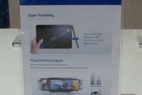 Samsung Galaxy Tab 8.9 inch lộ diện trước giờ “G”