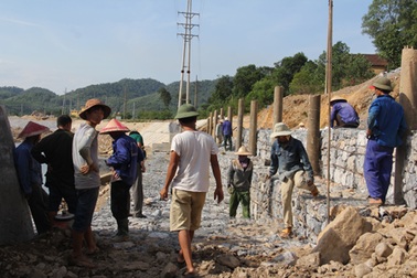 Thủy điện Hố Hô “căng mình” chống sạt lở, bảo đảm an toàn hồ đập