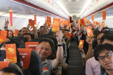Đón năm mới trên trời cùng Jetstar Pacific