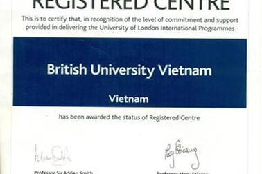 BUV trở thành Trung tâm đào tạo chương trình quốc tế của ĐH London 