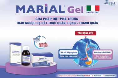 Marial Gel - Công thức đột phá, tác động kép được cấp bằng sáng chế từ Italy