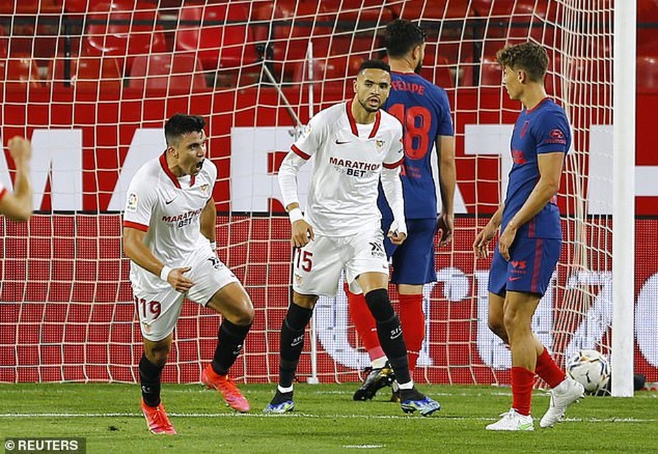 Luis Suarez gây thất vọng, Atletico thua cay đắng Sevilla - 5 Luis Suarez gây thất vọng, Atletico thua cay đắng Sevilla - 5