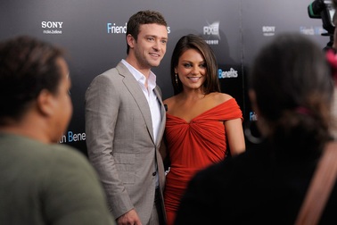 Mila Kunis sánh vai Justin Timberlake dự công chiếu phim