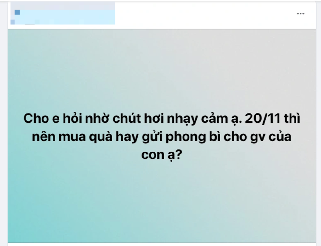 Phản đối đi phong bì giáo viên 20/11, hai vợ chồng bị đuổi khỏi nhóm - 2