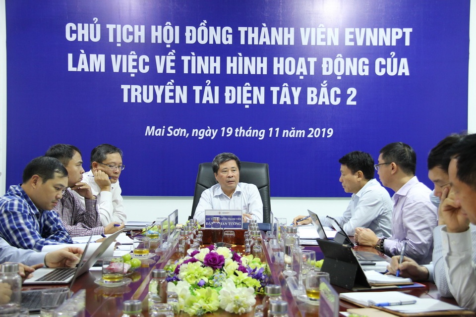 Chủ tịch HĐTV EVNNPT thăm và làm việc với TTĐ Tây Bắc 2 - 3 Chủ tịch HĐTV EVNNPT thăm và làm việc với TTĐ Tây Bắc 2 - 3