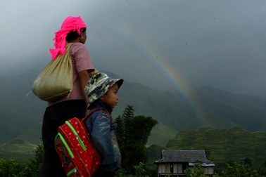 Chùm ảnh: Ngỡ ngàng với cầu vồng rực rỡ